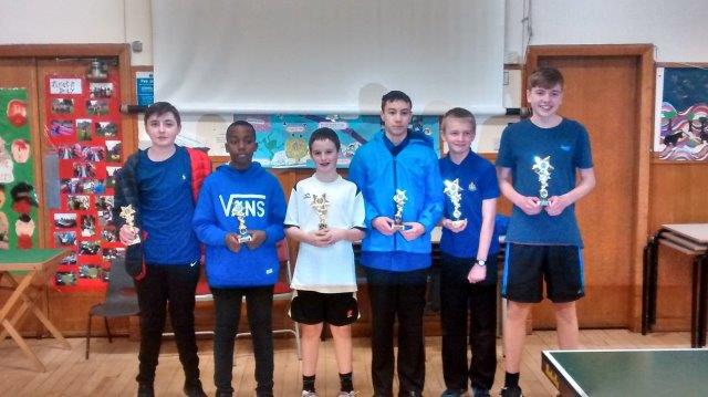 Battalion Table Tennis Winners 2016