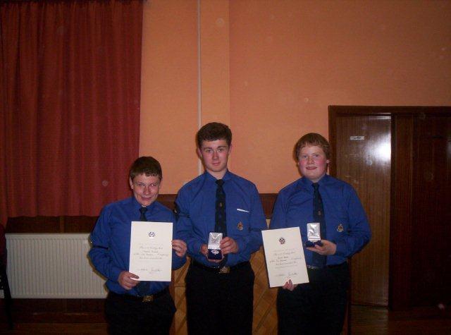 Presidents Badge achievers 2012